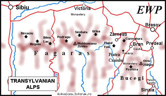 harti montane fagaras