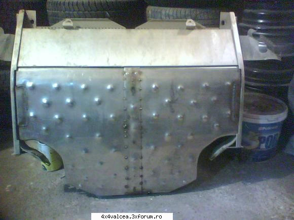finalul  reusit sa vad daca se potriveste pe masina :zzz: scut motor land rover